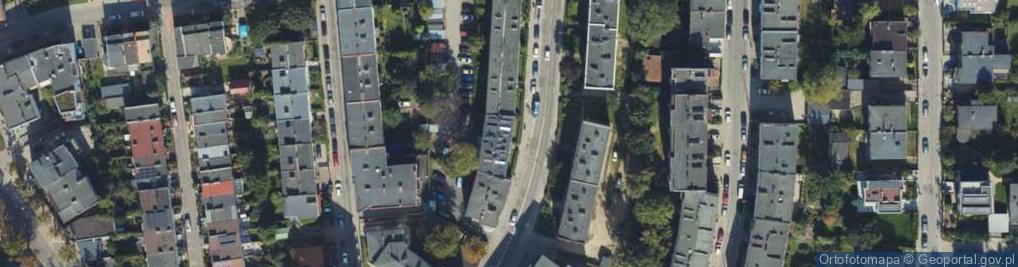 Zdjęcie satelitarne Legionów ul.