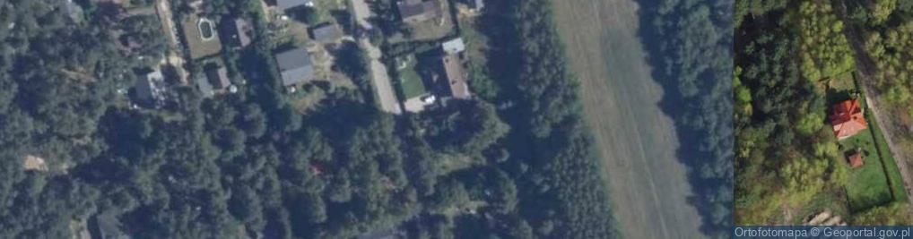 Zdjęcie satelitarne Letniskowa ul.