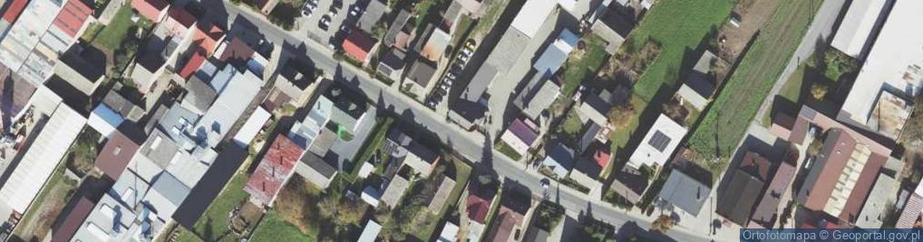 Zdjęcie satelitarne Łęka Mroczeńska ul.