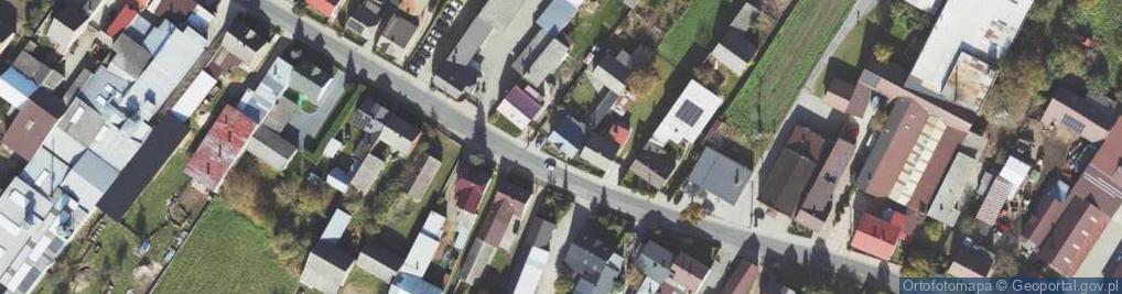 Zdjęcie satelitarne Łęka Mroczeńska ul.