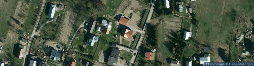 Zdjęcie satelitarne Łęki Dukielskie ul.