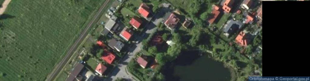Zdjęcie satelitarne Leśny Dwór ul.