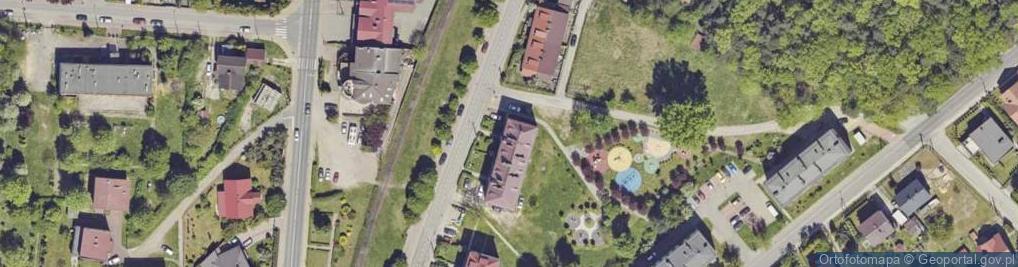Zdjęcie satelitarne Leśna ul.