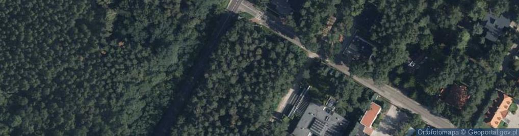 Zdjęcie satelitarne Leśnych Dębów ul.