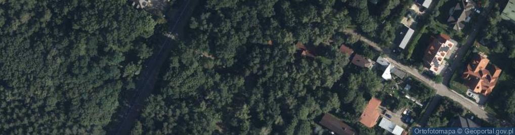 Zdjęcie satelitarne Leśnych Dębów ul.