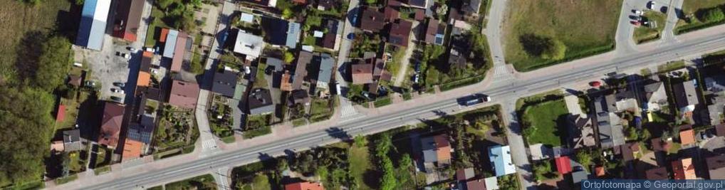 Zdjęcie satelitarne Łęczycka ul.