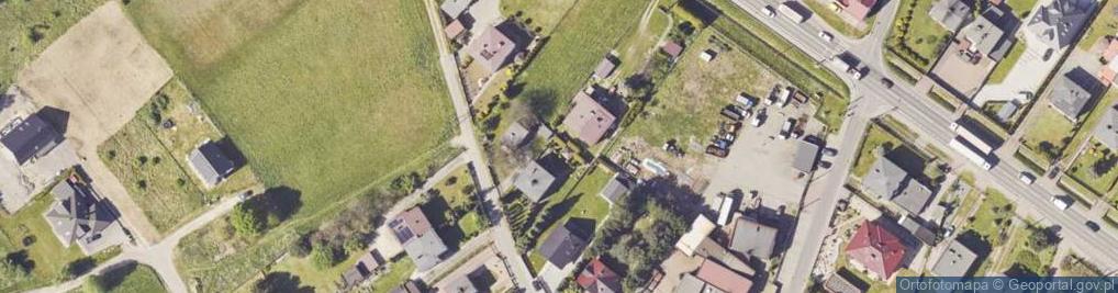 Zdjęcie satelitarne Łęgowa ul.