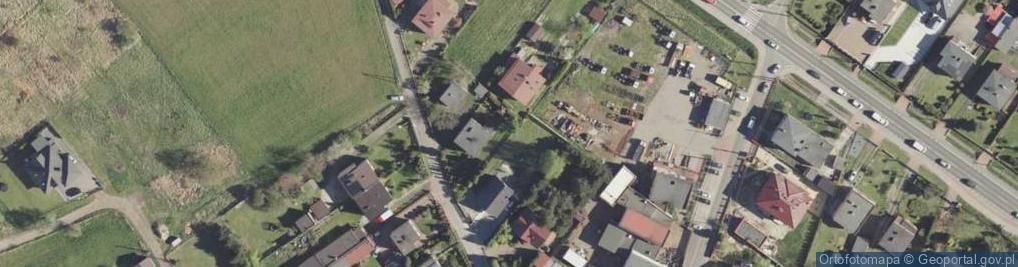 Zdjęcie satelitarne Łęgowa ul.