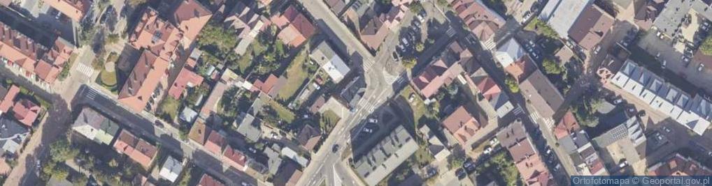 Zdjęcie satelitarne Łęczysk ul.