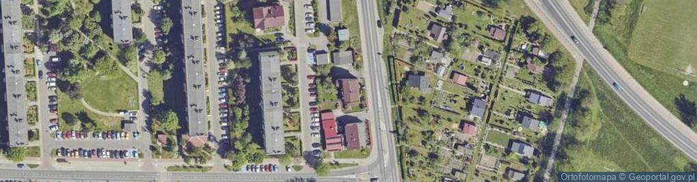 Zdjęcie satelitarne Legionów ul.