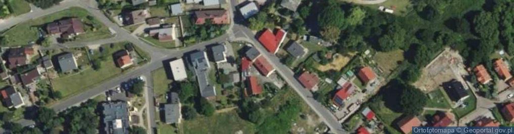 Zdjęcie satelitarne Leboszowska ul.