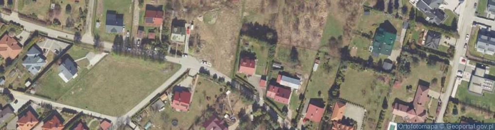Zdjęcie satelitarne Leśne Wzgórze ul.