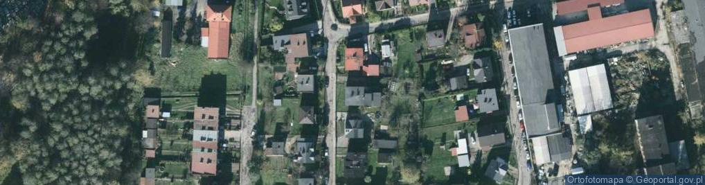 Zdjęcie satelitarne Łęgowa ul.