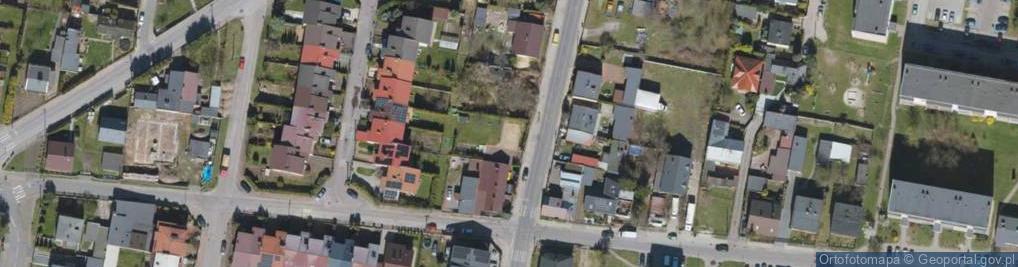 Zdjęcie satelitarne Legionów ul.