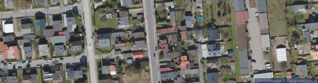 Zdjęcie satelitarne Legionów ul.