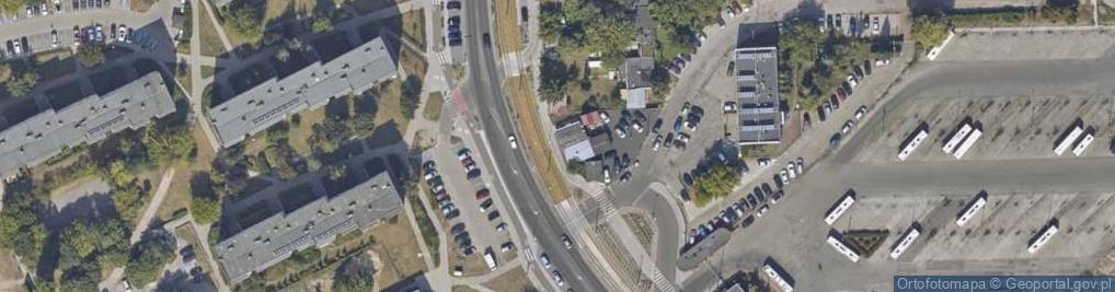 Zdjęcie satelitarne Legionów ul.