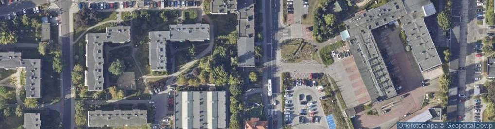 Zdjęcie satelitarne Legionów ul.