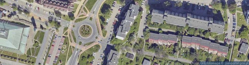 Zdjęcie satelitarne Legionów Polskich ul.
