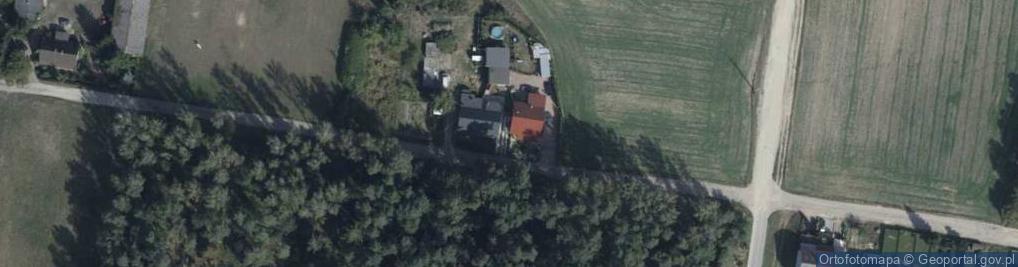 Zdjęcie satelitarne Leśniczówka Kaliska ul.