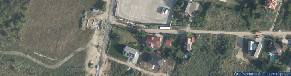 Zdjęcie satelitarne Leśnych Jagód ul.