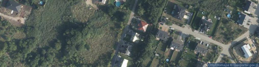 Zdjęcie satelitarne Leśnych Jagód ul.
