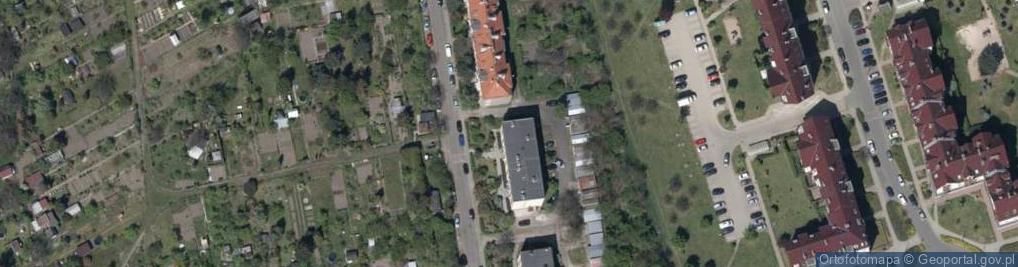 Zdjęcie satelitarne Leonarda da Vinci ul.