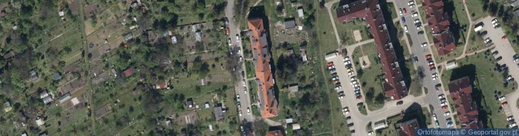 Zdjęcie satelitarne Leonarda da Vinci ul.