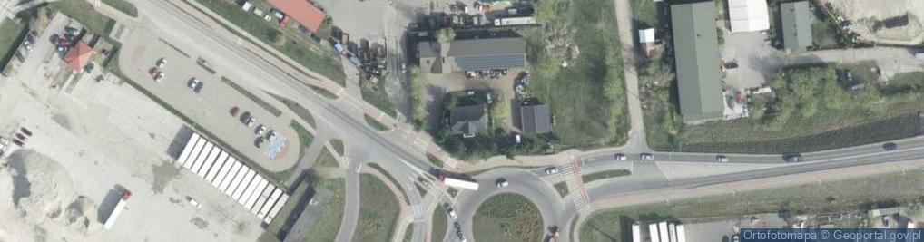 Zdjęcie satelitarne Leśna ul.