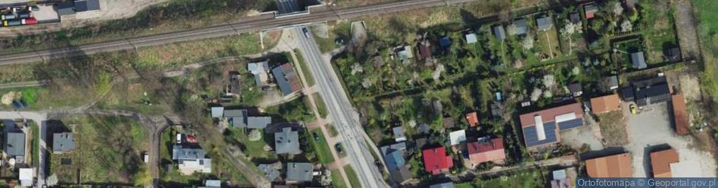 Zdjęcie satelitarne Łęczycka ul.