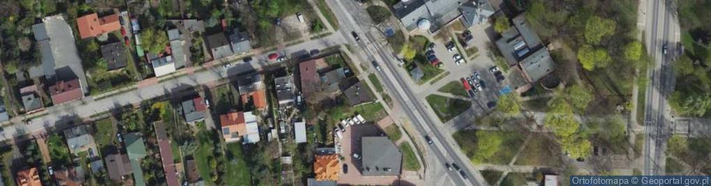 Zdjęcie satelitarne Łęczycka ul.