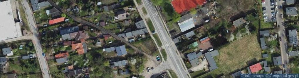 Zdjęcie satelitarne Łęczycka ul.