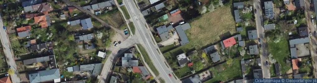 Zdjęcie satelitarne Łęczycka ul.