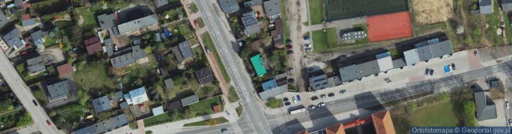 Zdjęcie satelitarne Łęczycka ul.