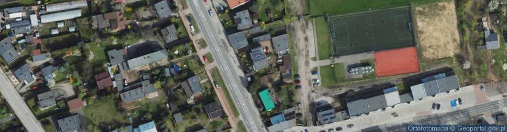 Zdjęcie satelitarne Łęczycka ul.