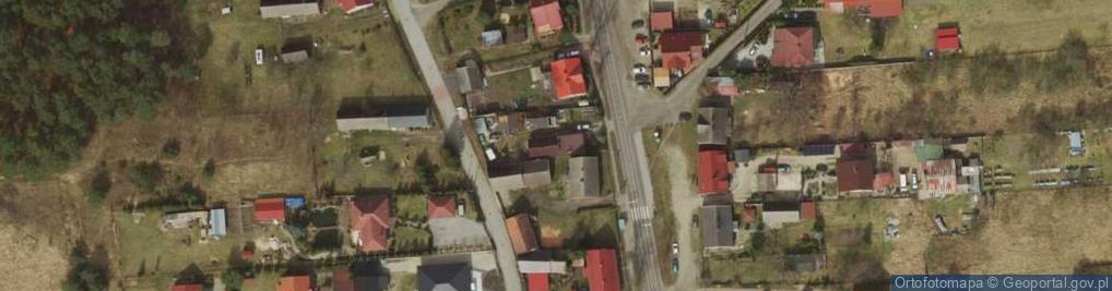 Zdjęcie satelitarne Łężyca-Odrzańska ul.