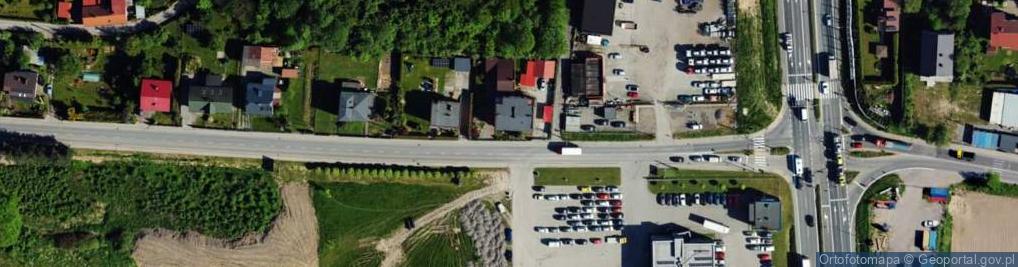 Zdjęcie satelitarne Ligocka ul.