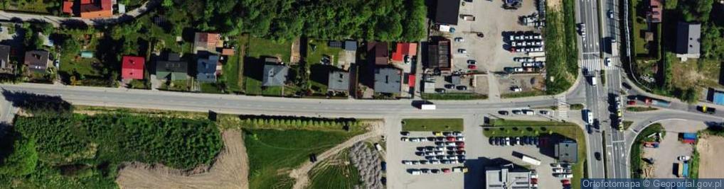 Zdjęcie satelitarne Ligocka ul.