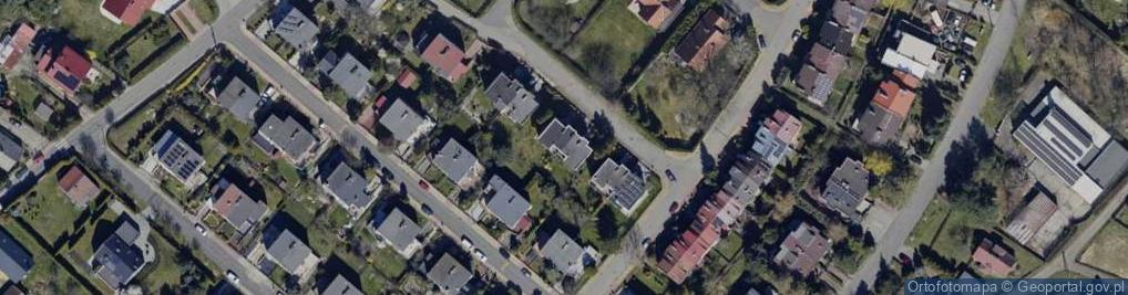 Zdjęcie satelitarne Ligustrowa ul.