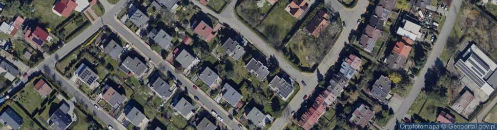 Zdjęcie satelitarne Ligustrowa ul.