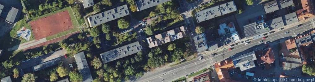 Zdjęcie satelitarne Lisieckiego Arkadiusza, ks. bp. ul.