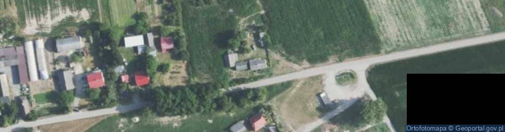 Zdjęcie satelitarne Linów-Kolonia ul.