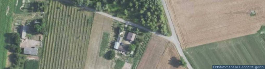 Zdjęcie satelitarne Linów-Kolonia ul.