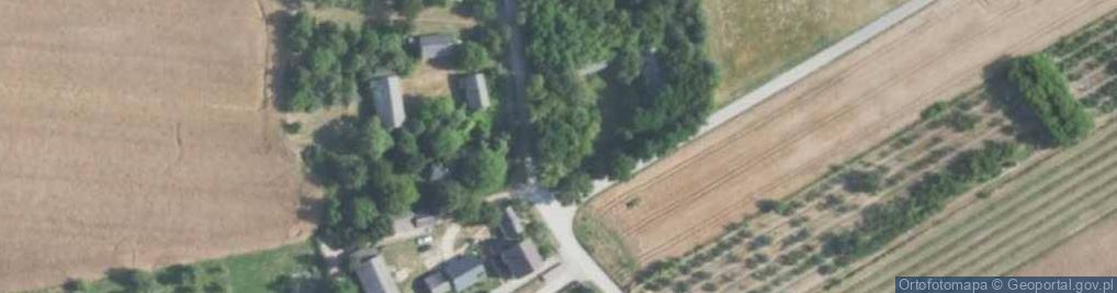 Zdjęcie satelitarne Linów-Kolonia ul.