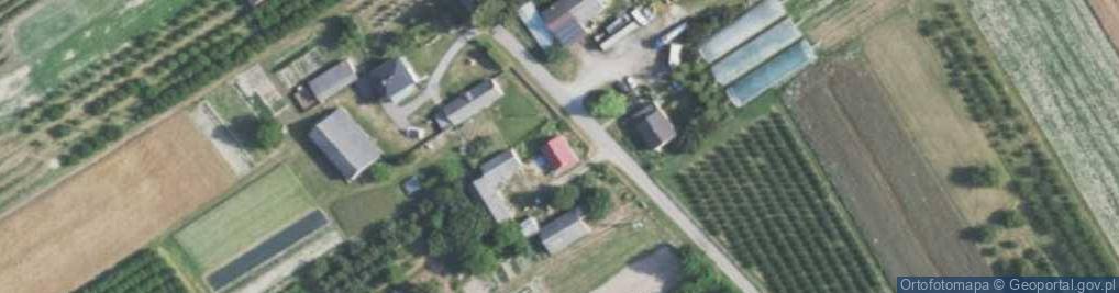 Zdjęcie satelitarne Linów-Kolonia ul.
