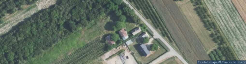 Zdjęcie satelitarne Linów-Kolonia ul.