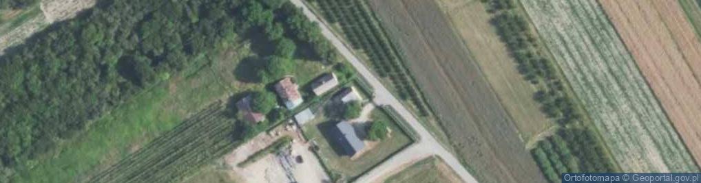 Zdjęcie satelitarne Linów-Kolonia ul.