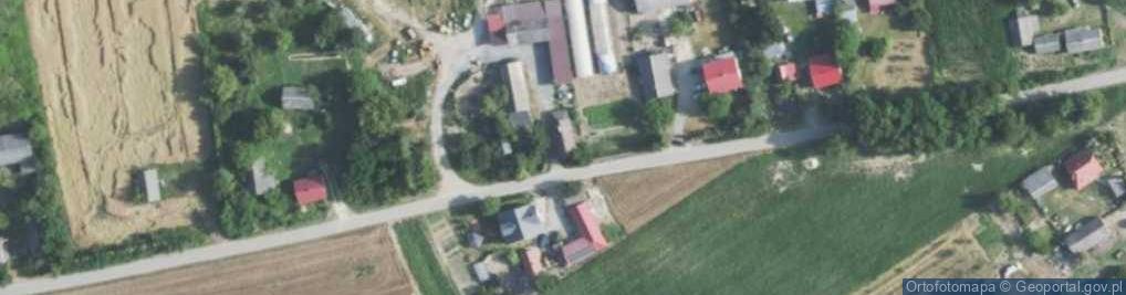 Zdjęcie satelitarne Linów-Kolonia ul.