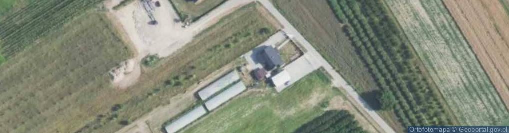 Zdjęcie satelitarne Linów ul.