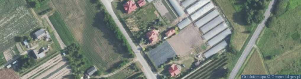 Zdjęcie satelitarne Linów ul.