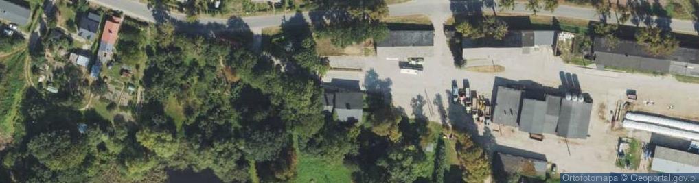 Zdjęcie satelitarne Lisnowo-Zamek ul.